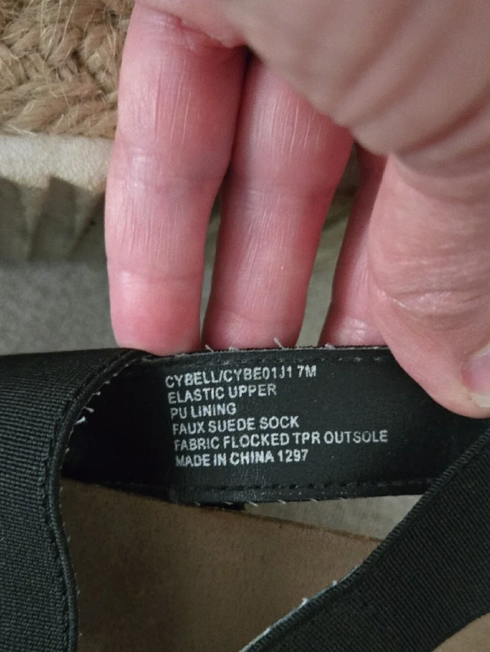 Women’s Black Espadrille Platform Sandals with Elastic Straps